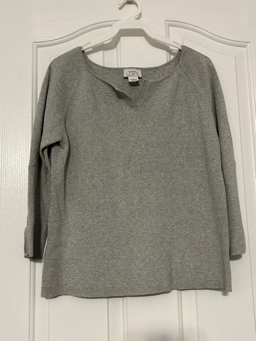 LOFT Women’s 3/4 Sleeve Shirt Large EUC